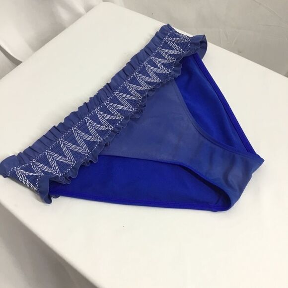 Embroidered Top High Waisted Bikini Bottoms (D9) - Picture 5 of 8